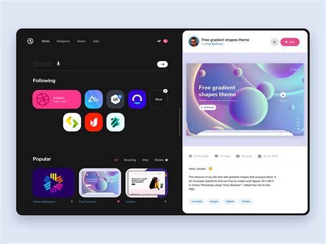 dribbble design